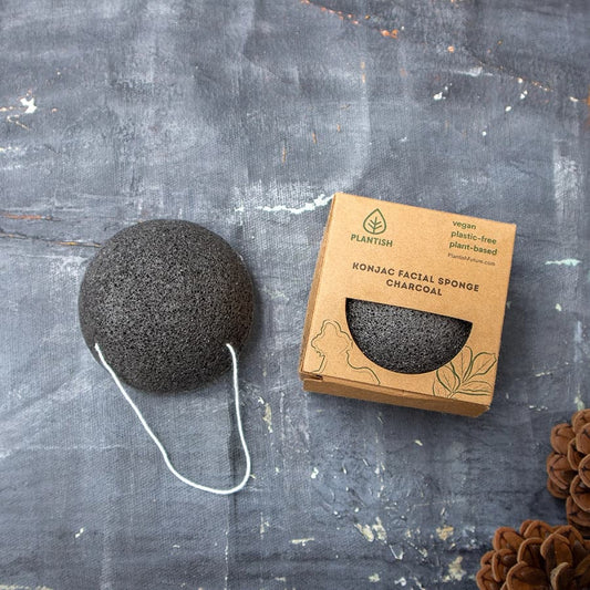 Konjac Facial Sponge - Charcoal